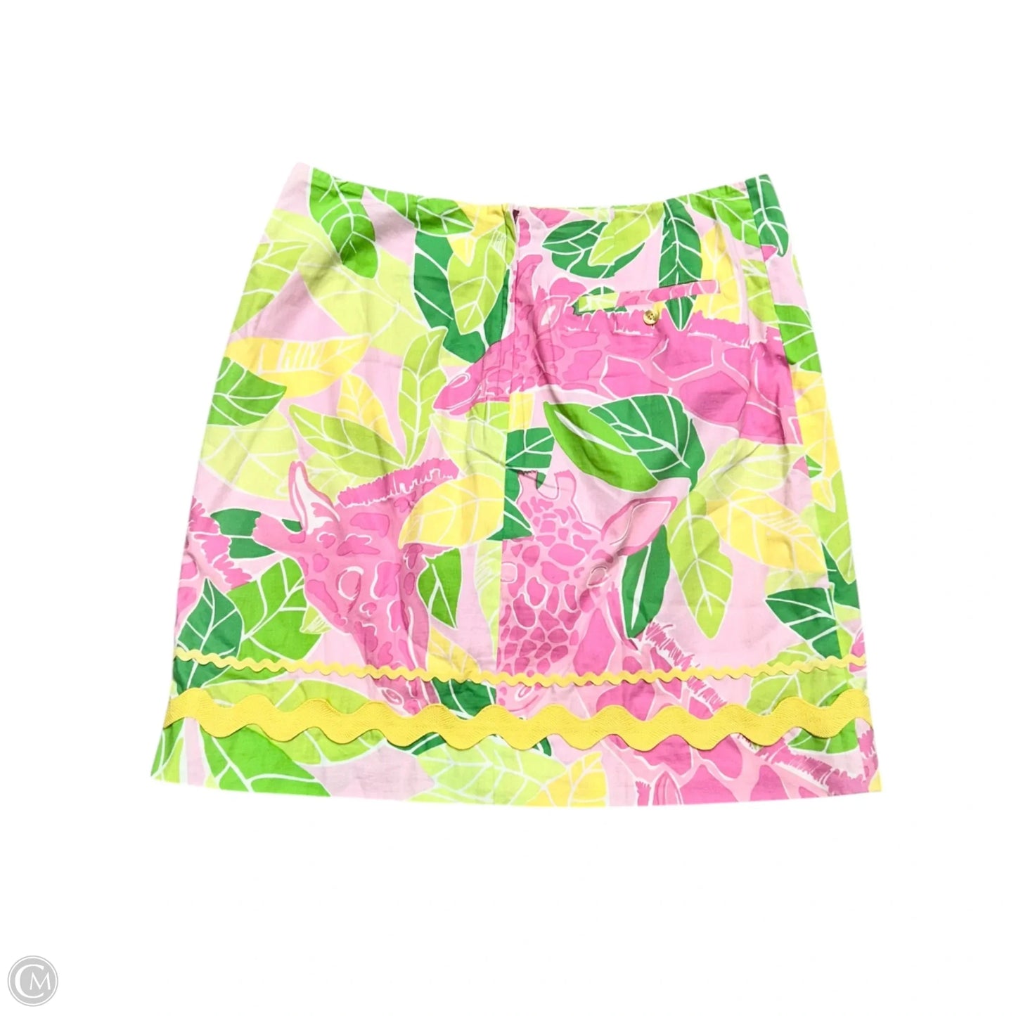 Skirt Designer By Lilly Pulitzer In Green & Pink, Size: M