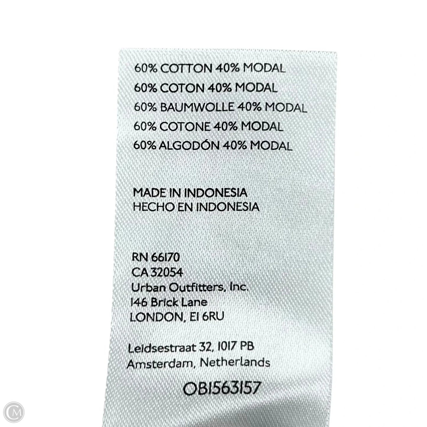 Top Short Sleeve Basic By Pilcro In Black & White, Size: Xs