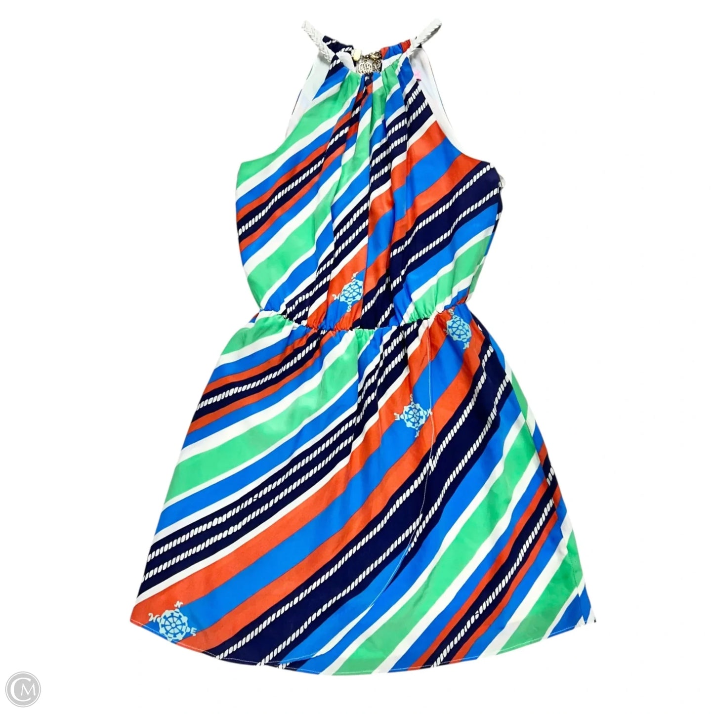 Top Sleeveless Designer By Lilly Pulitzer In Blue & Green, Size: Xs