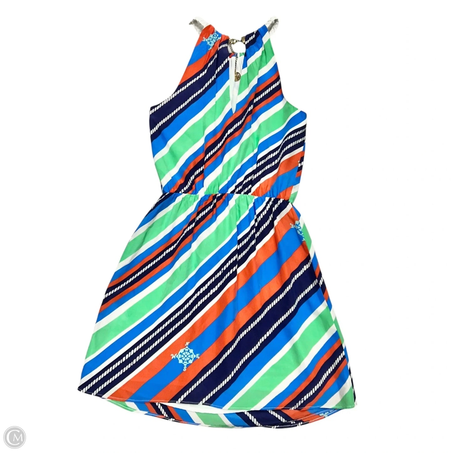 Top Sleeveless Designer By Lilly Pulitzer In Blue & Green, Size: Xs