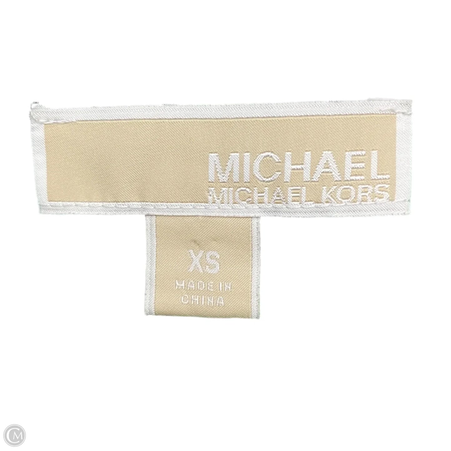 Dress Casual Maxi By Michael By Michael Kors In Green & White, Size: Xs