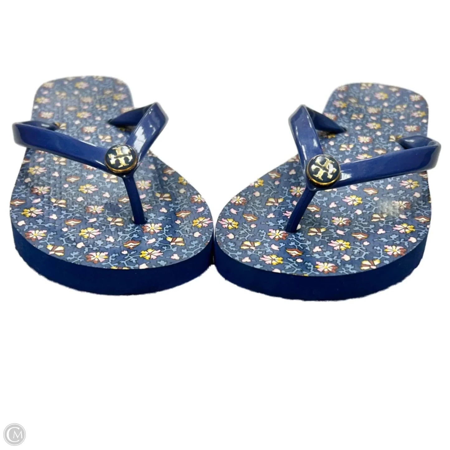 Sandals Designer By Tory Burch In Floral Print, Size: 5