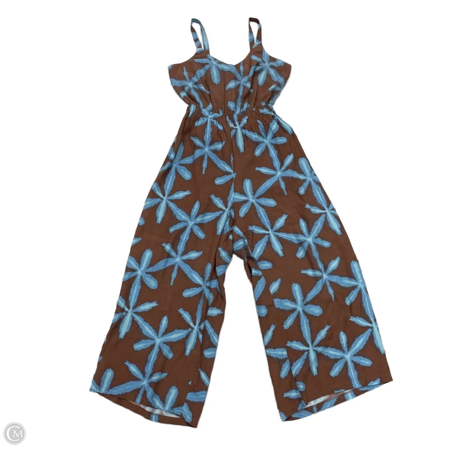 Jumpsuit By Loft In Blue & Brown, Size: Xsp