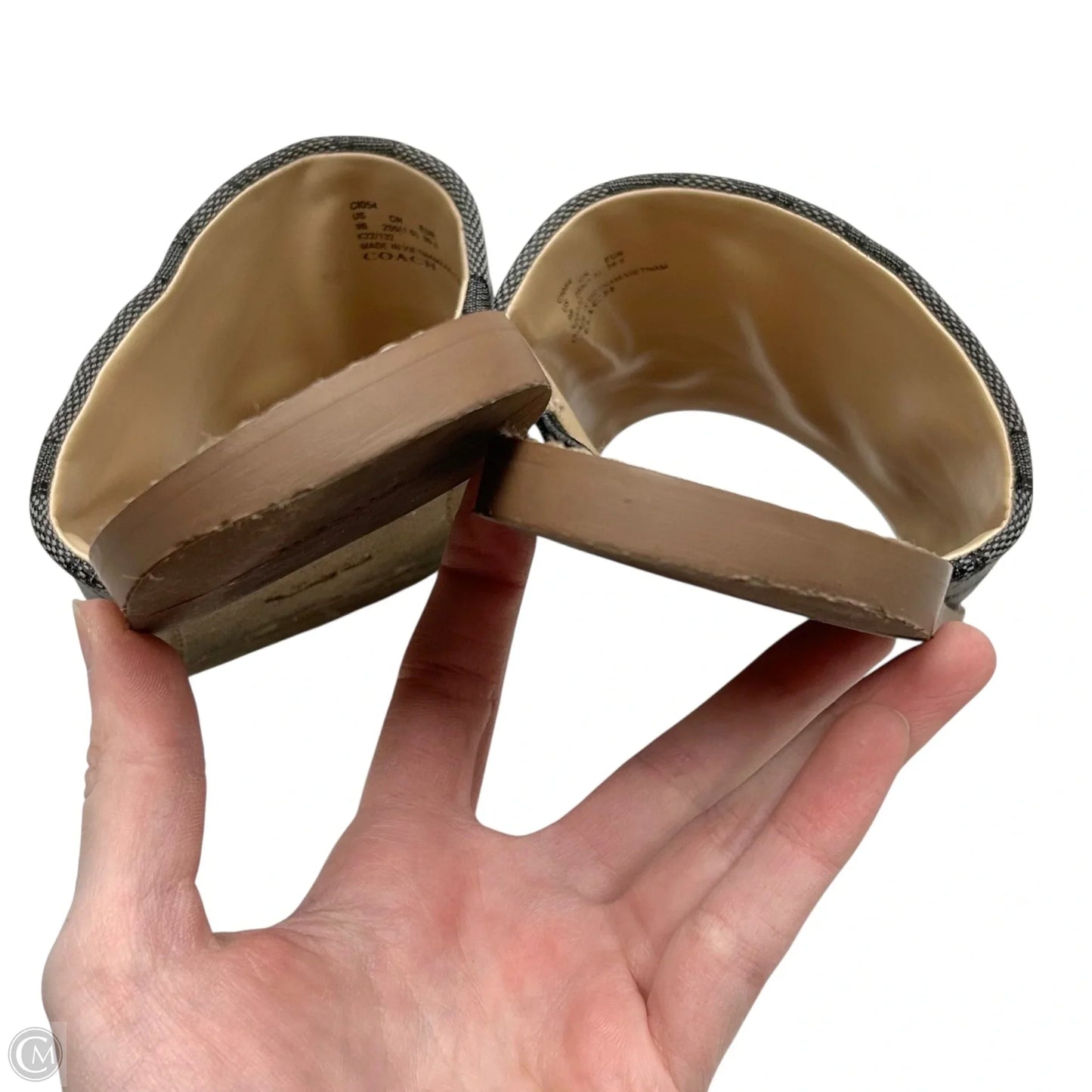 Sandals Designer By Coach In Black, Size: 9