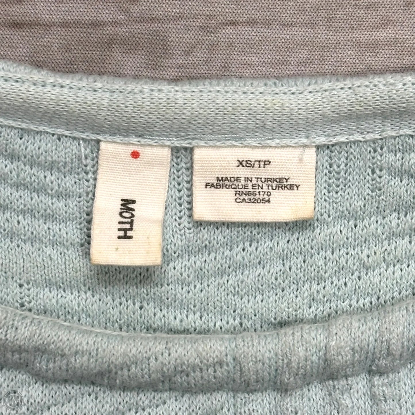Sweater By Moth In Aqua, Size: Xs