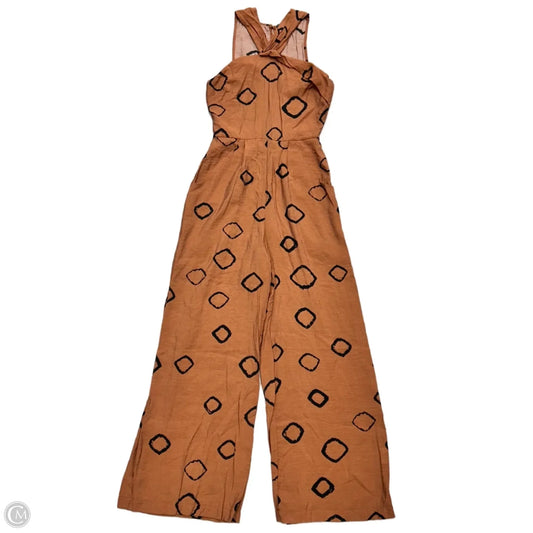 Jumpsuit By Eva Franco In Black & Orange, Size: Xs