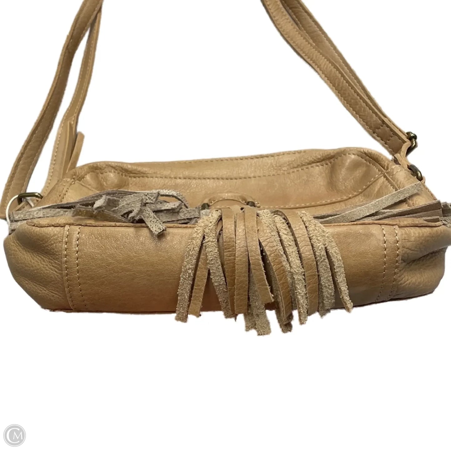 Crossbody Leather By Pieces, Size: Small