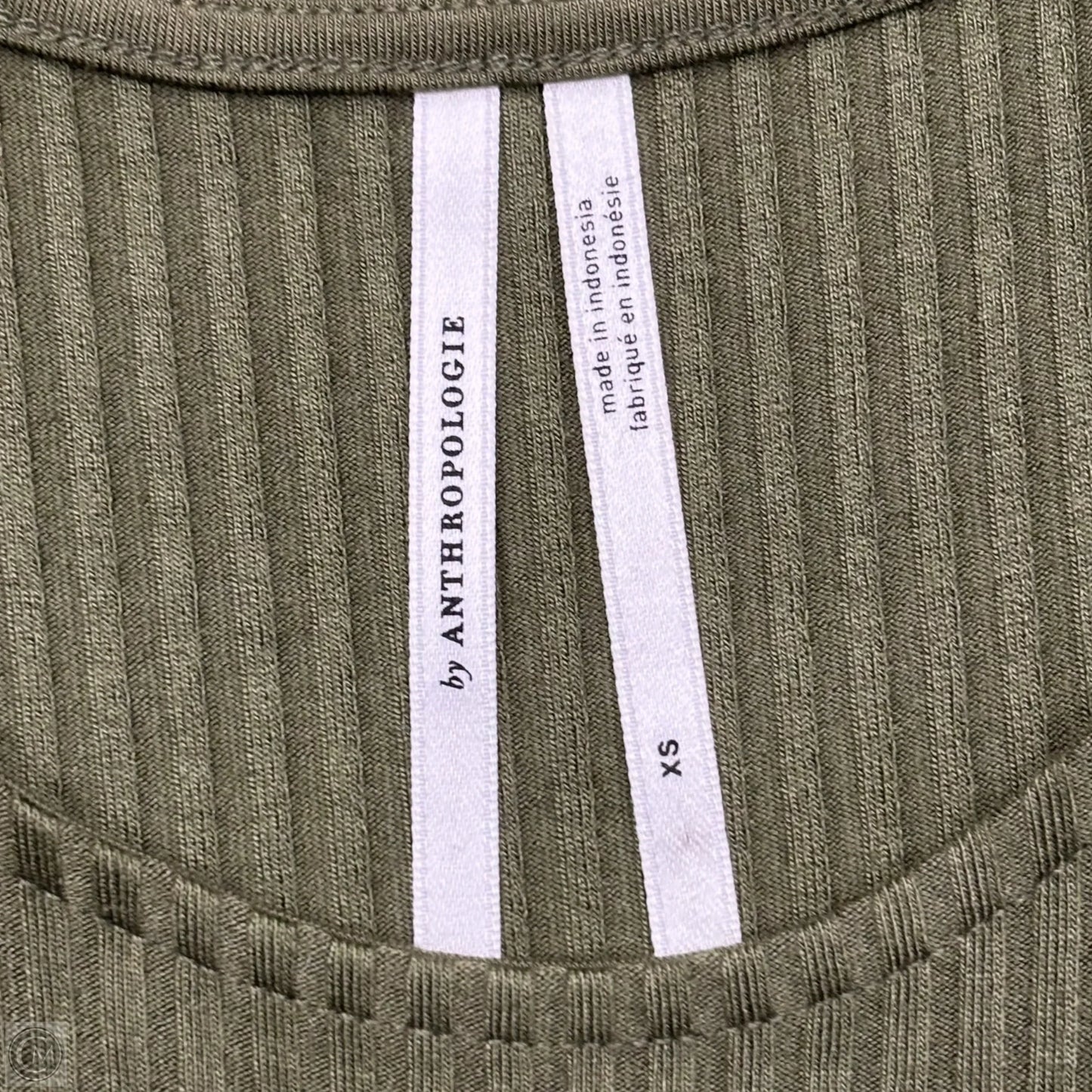 Dress Casual Midi By Anthropologie In Green, Size: Xs