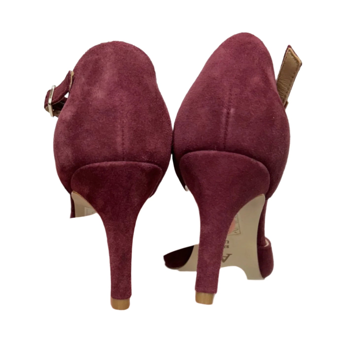Shoes Heels Stiletto By Anthropologie In Maroon, Size: 8