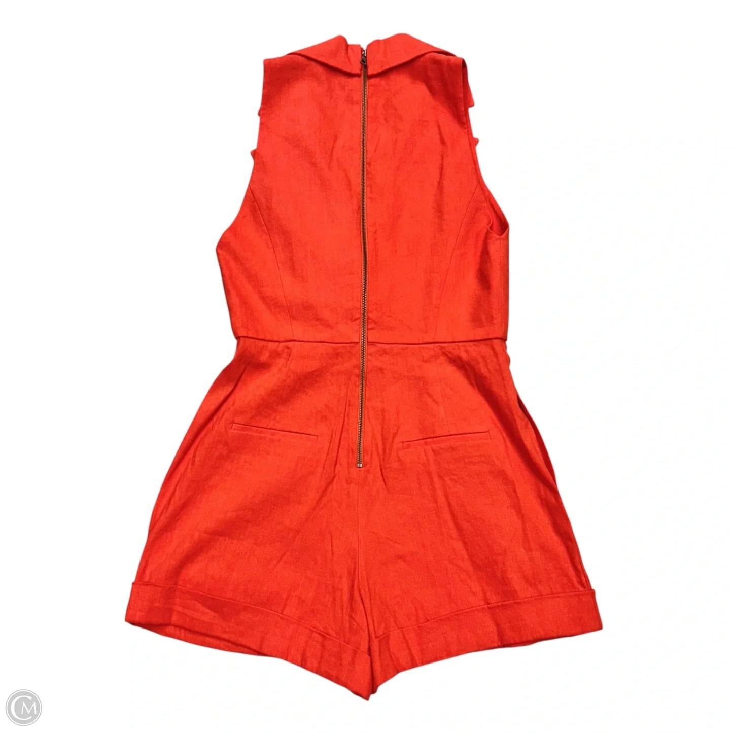 Romper Designer By Alice + Olivia In Red, Size: S