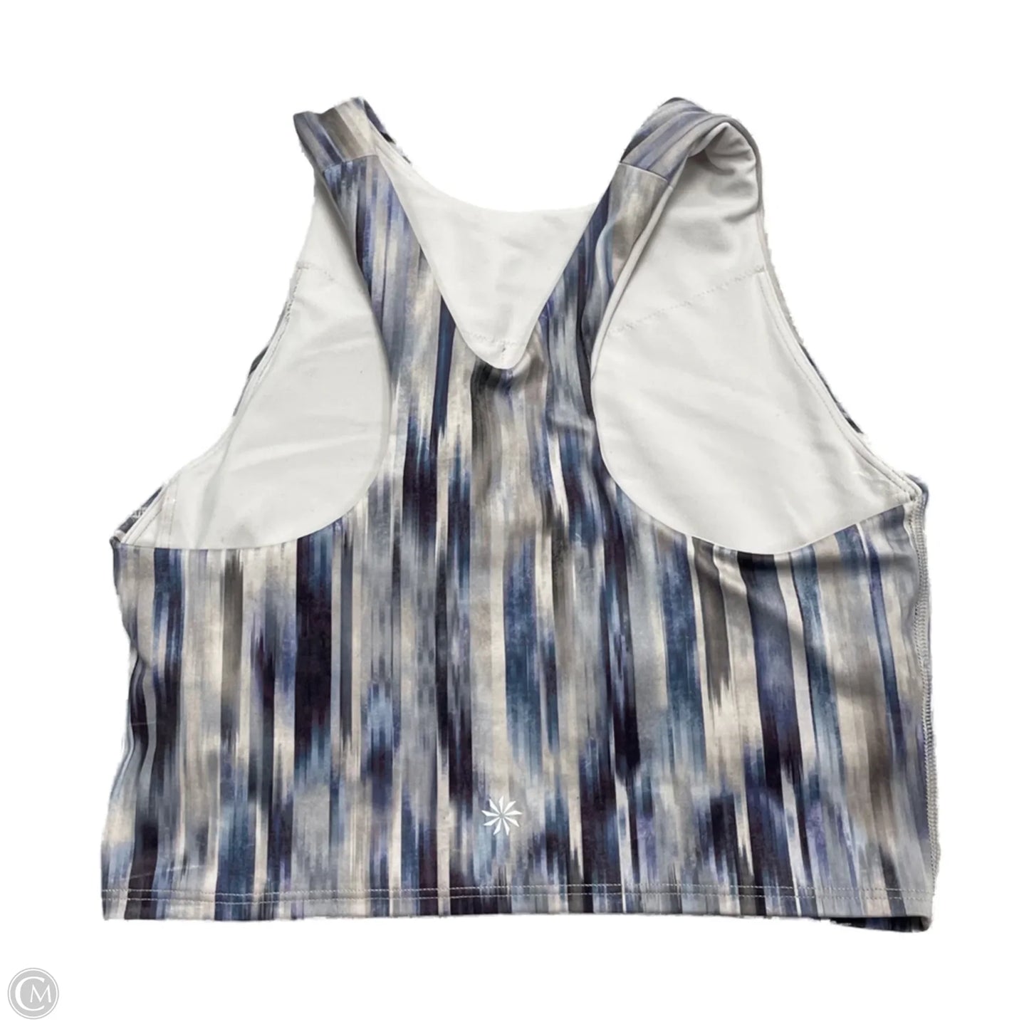 Athletic Bra By Athleta In Blue & Grey, Size: Xs