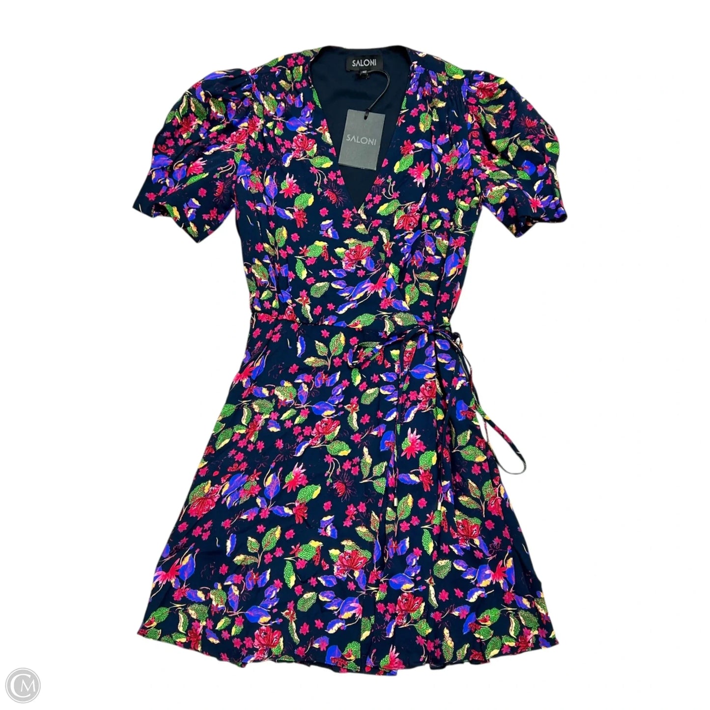 Dress Casual Short By Saloni In Floral Print, Size: S