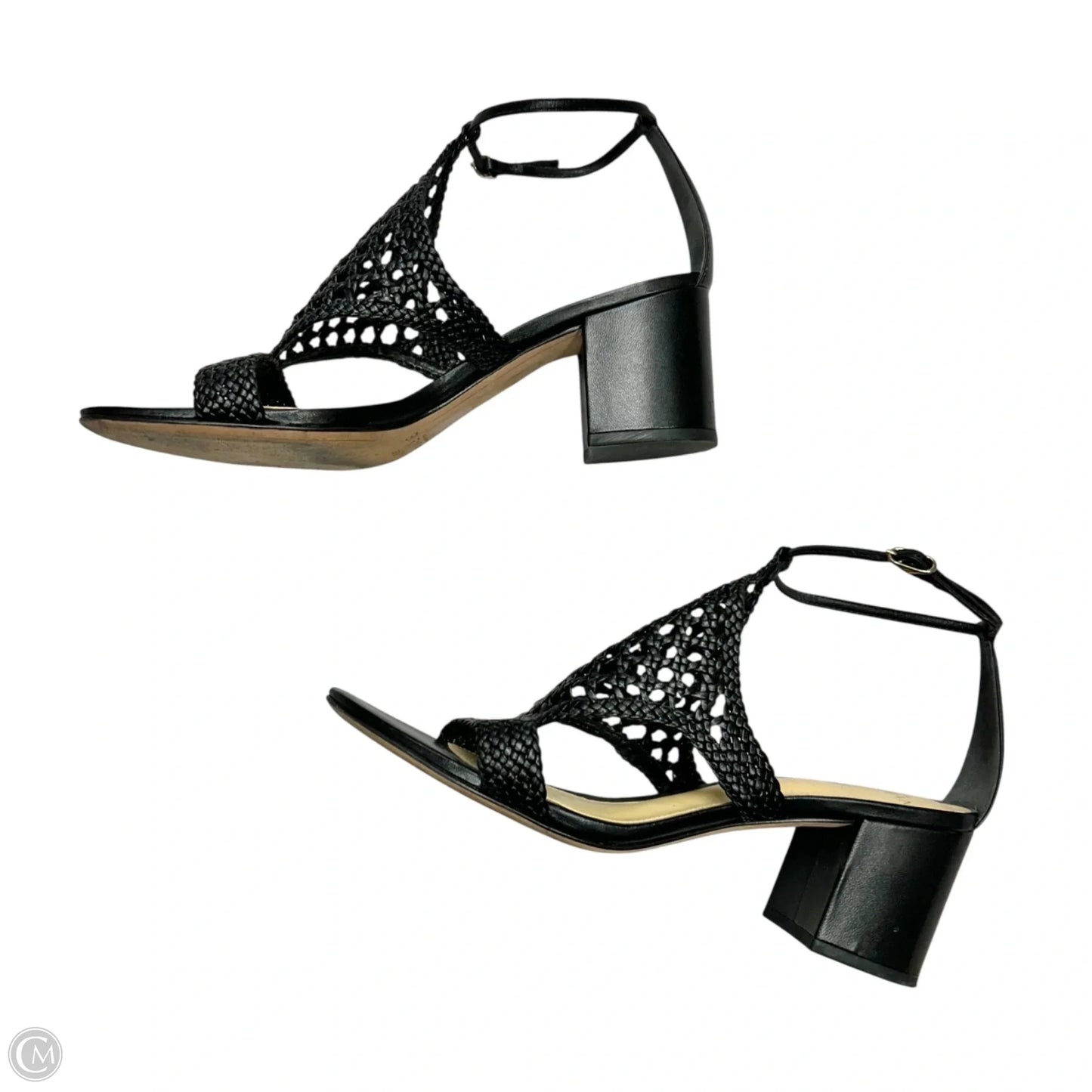 Sandals Heels Block By Alexandre Birman In Black, Size: 8