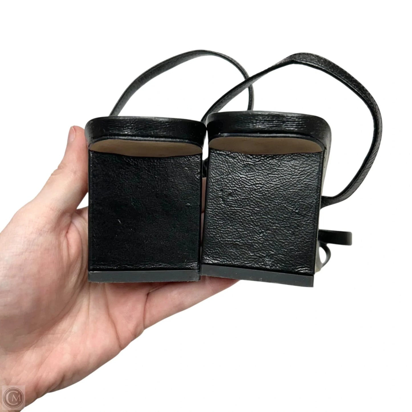 Sandals Heels Block By By Far In Black, Size: 7.5