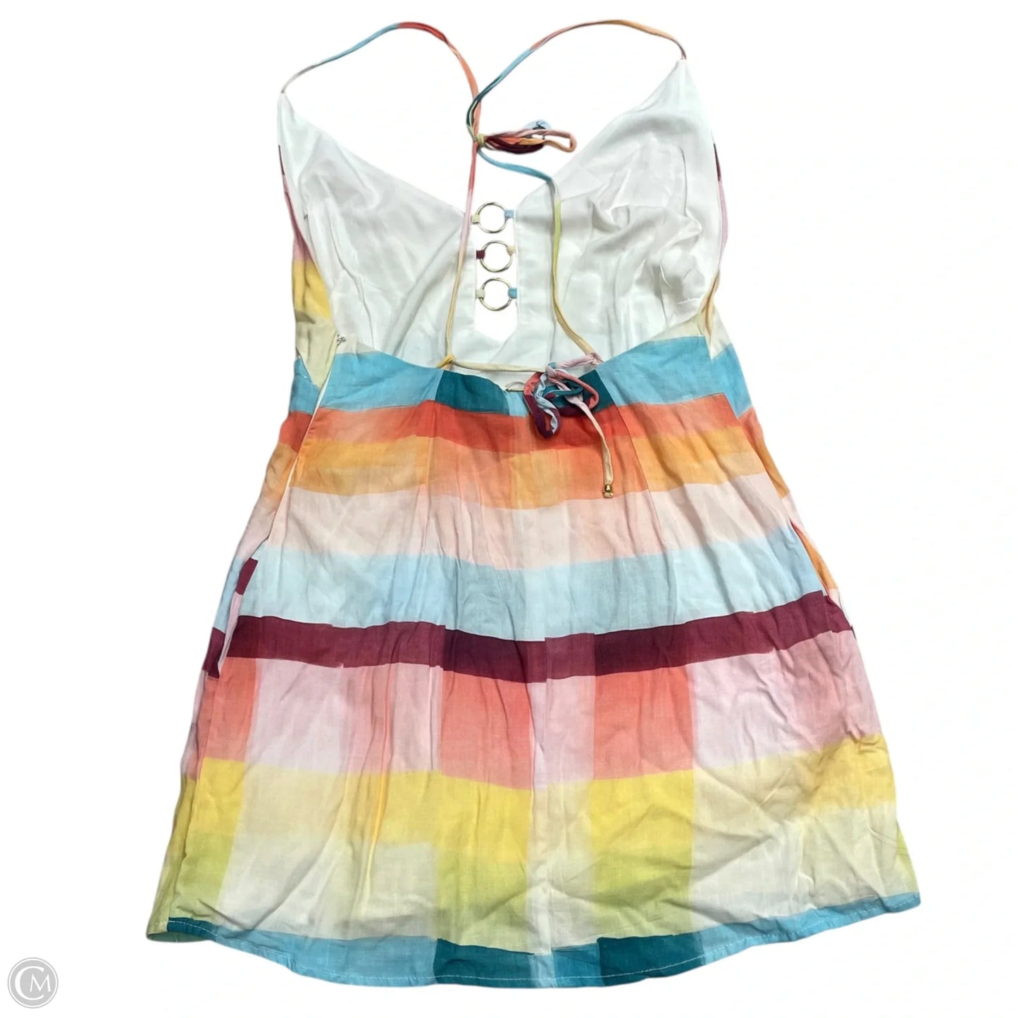 Dress Casual Short By Bomar In Rainbow Print, Size: L