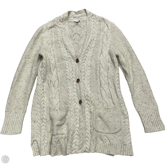 Sweater Cardigan By J. Jill In Cream, Size: Xs