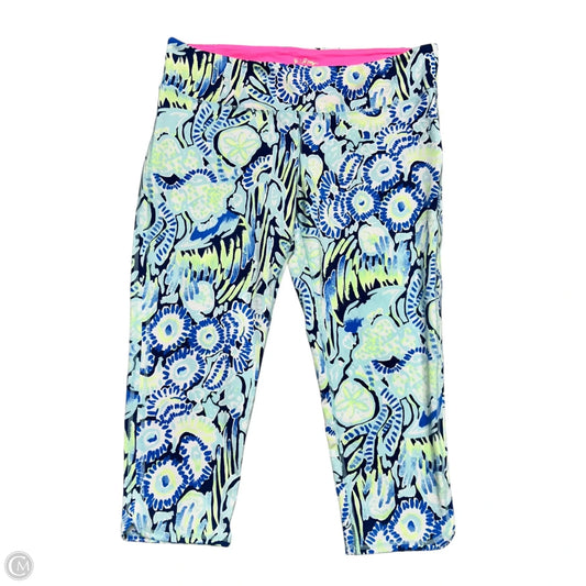 Pants Designer By Lilly Pulitzer In Blue & Green, Size: Xl