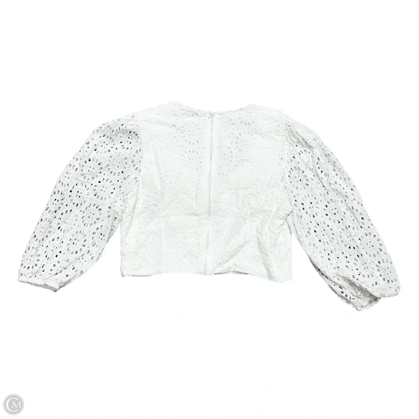 Top Long Sleeve Designer By Lilly Pulitzer In White, Size: Xl