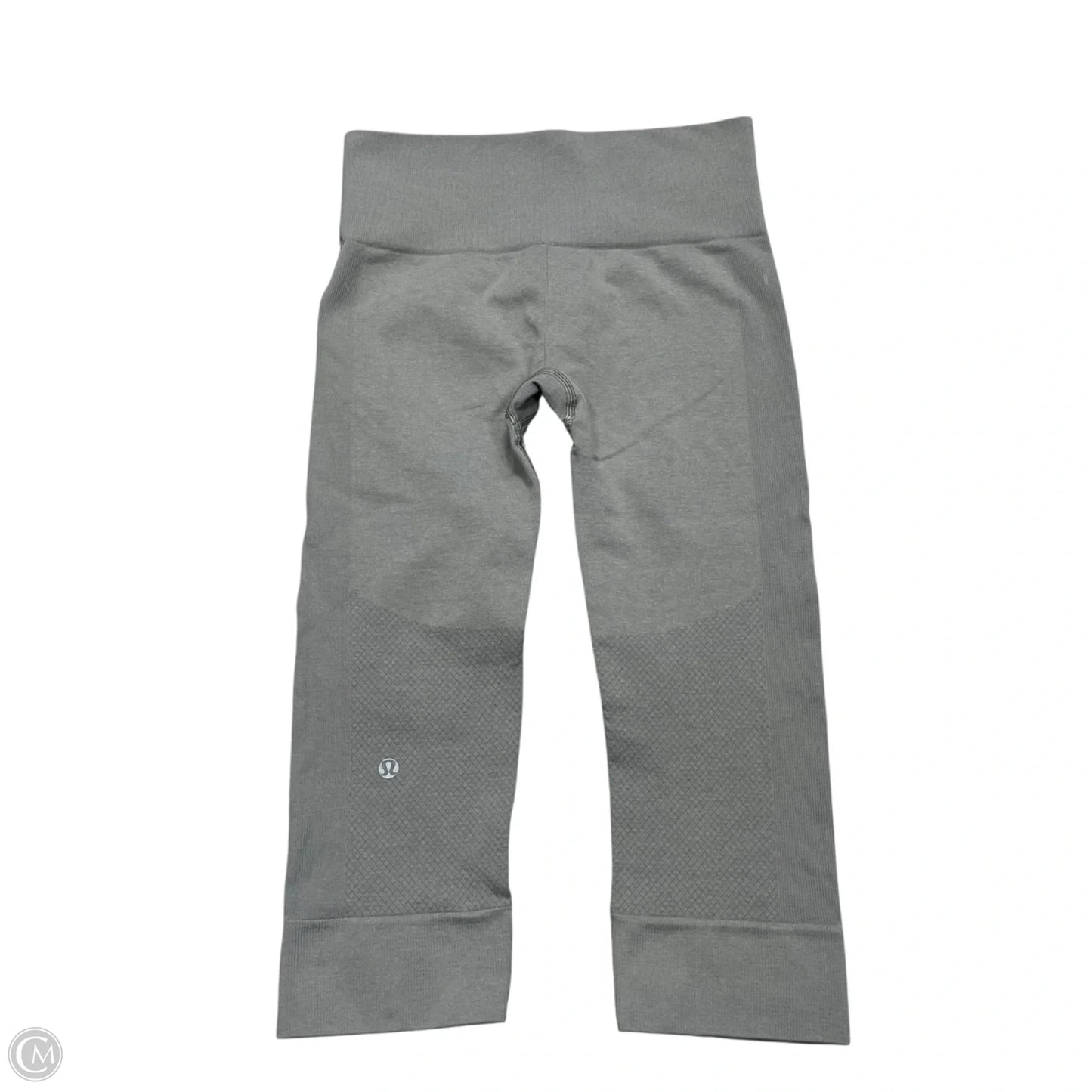 Athletic Leggings Capris By Lululemon In Grey, Size: S