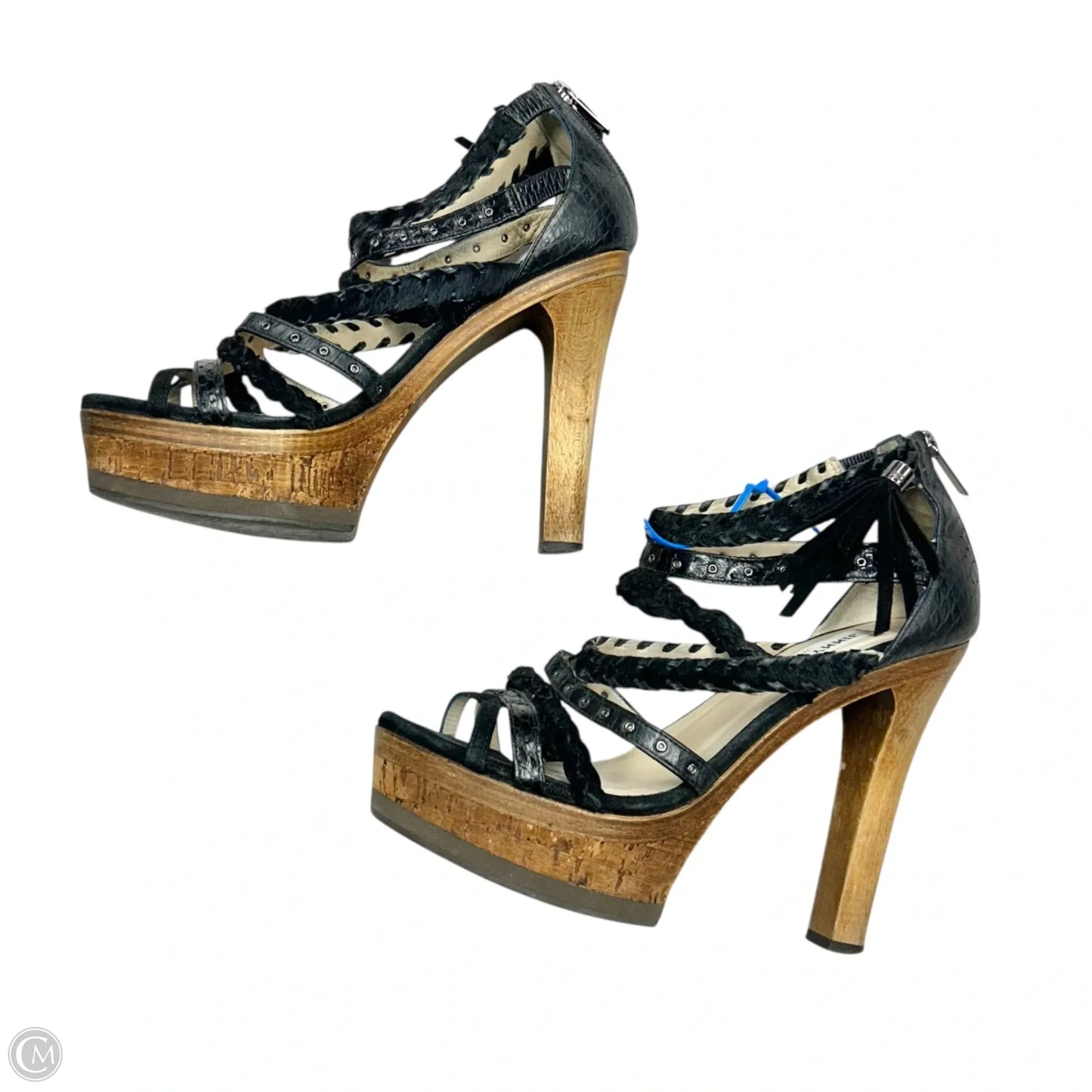 Shoes Luxury Designer By Jimmy Choo In Black, Size: 6.5