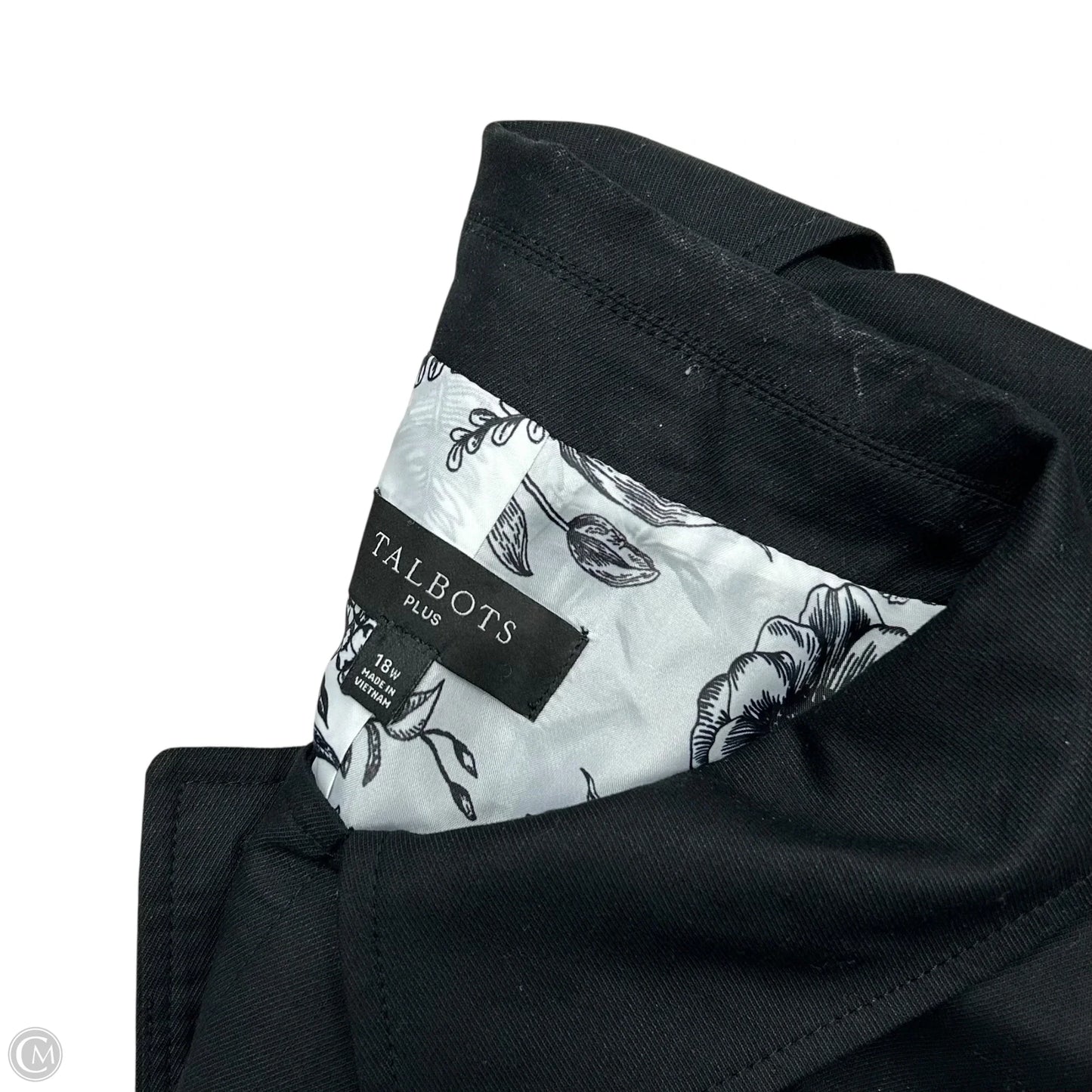 Jacket Other By Talbots In Black, Size: 1x