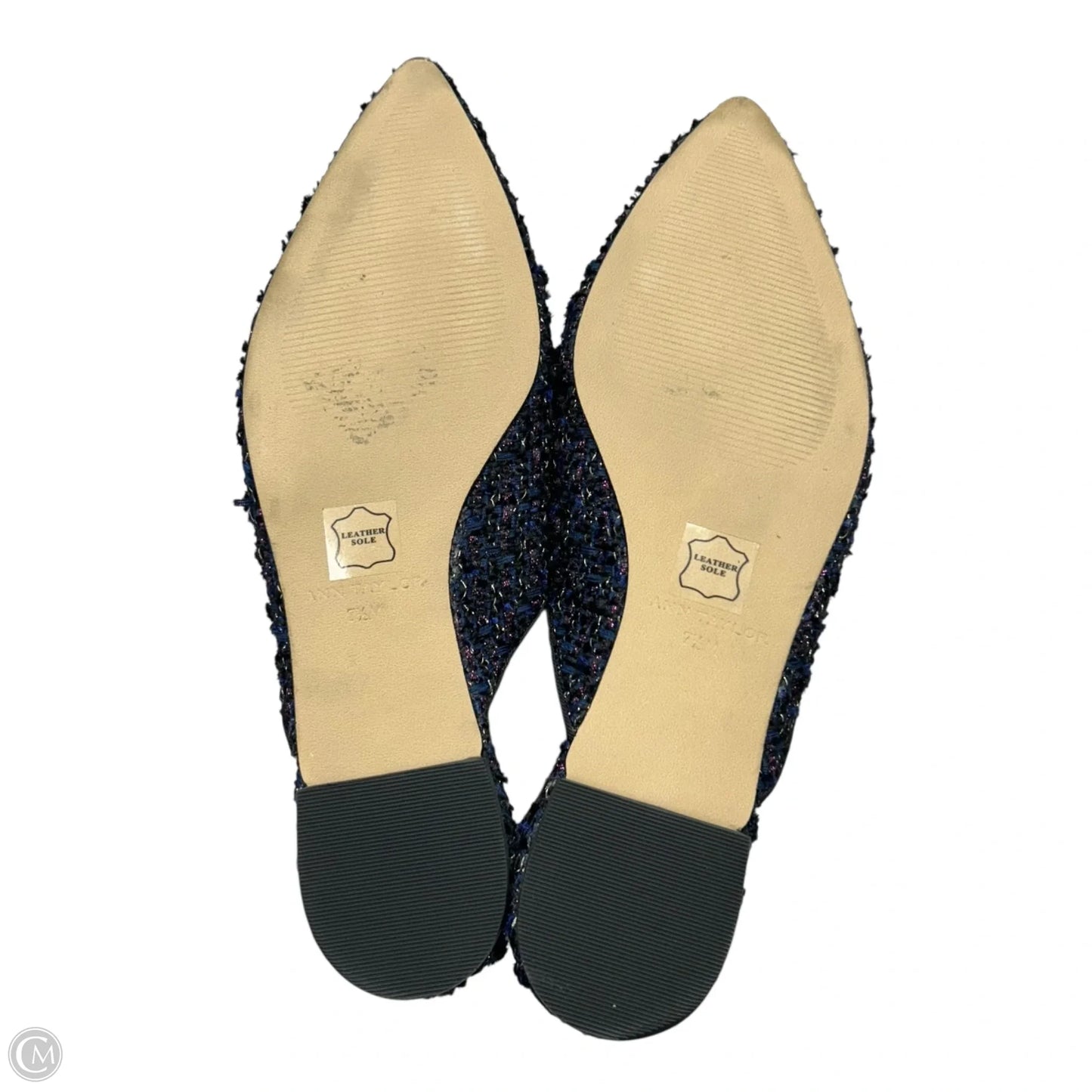 Shoes Flats By Ann Taylor In Navy, Size: 7.5