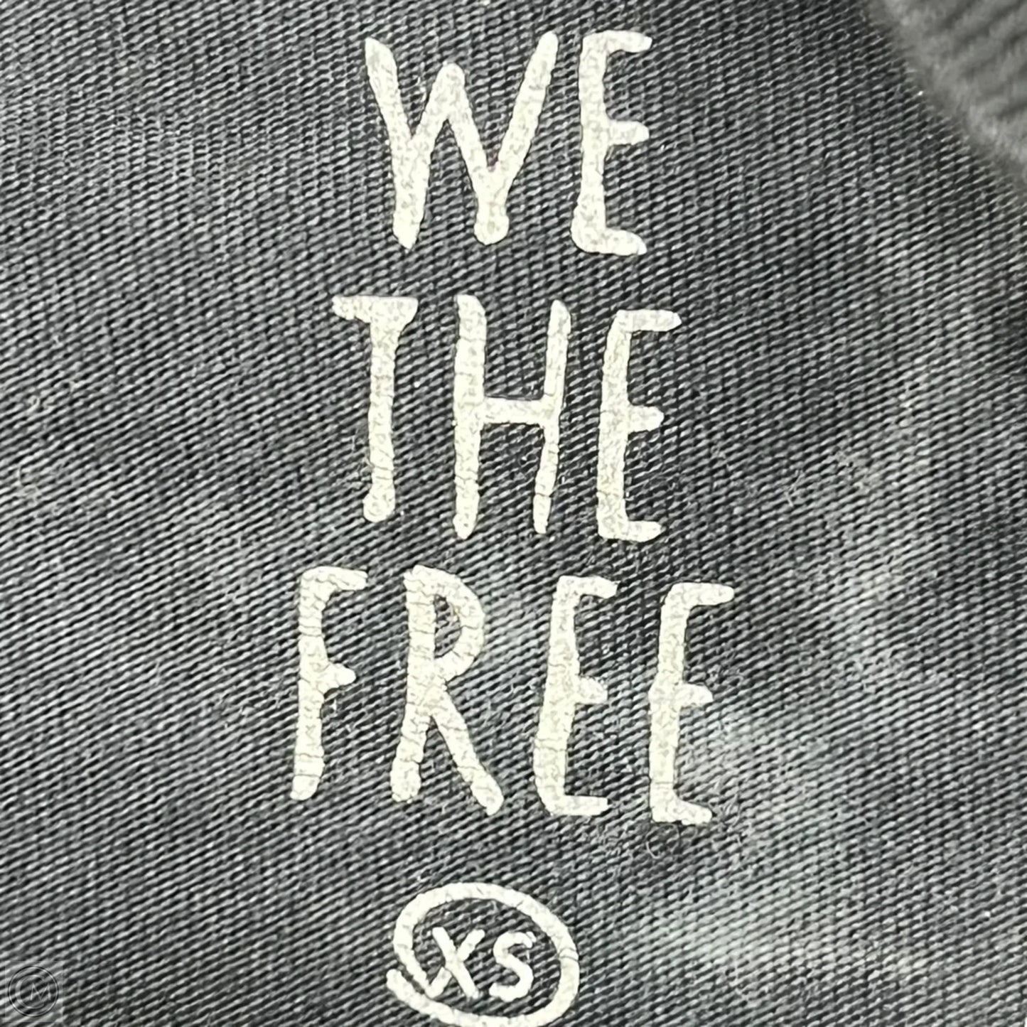 Top Long Sleeve By We The Free In Black & Grey, Size: Xs