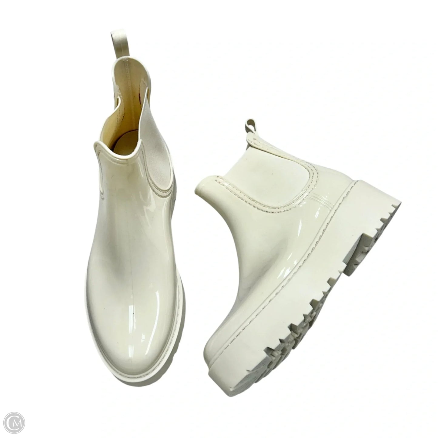 Boots Rain By Madden Girl In Cream, Size: 10