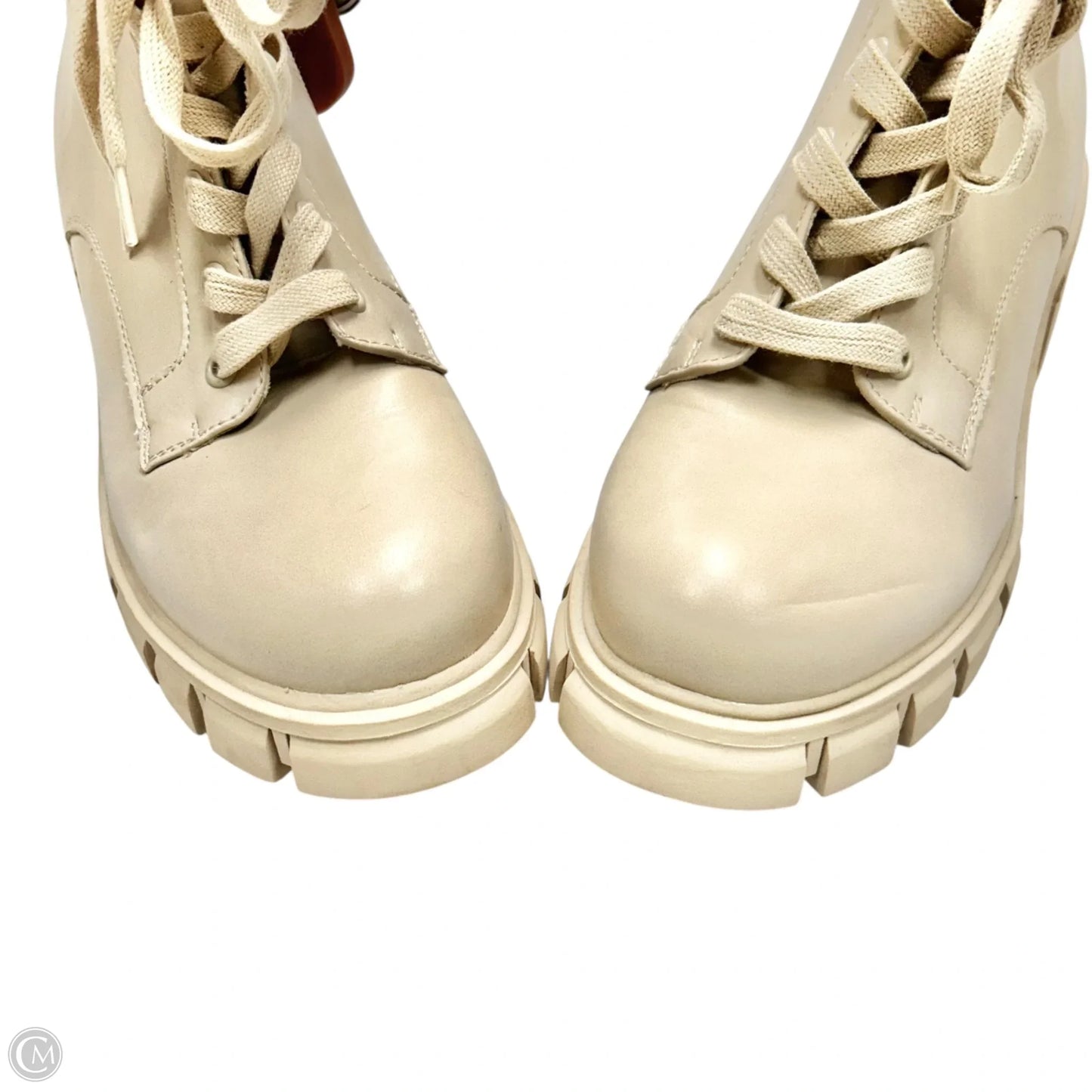 Boots Combat By Mia In Tan, Size: 7.5