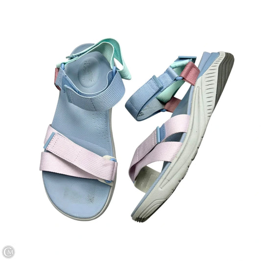 Sandals Sport By Dansko In Blue & Purple, Size: 6.5