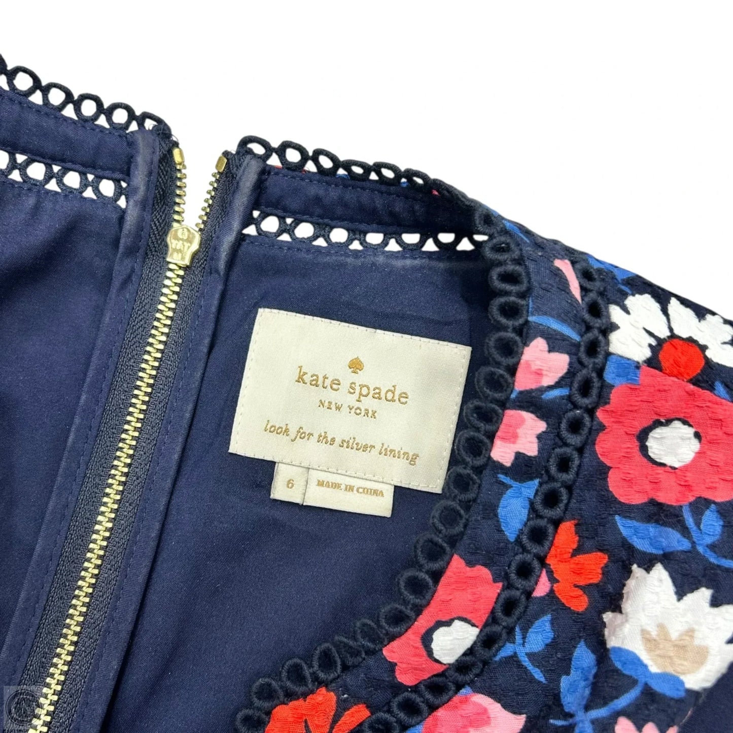 Dress Designer By Kate Spade In Floral Print, Size: S