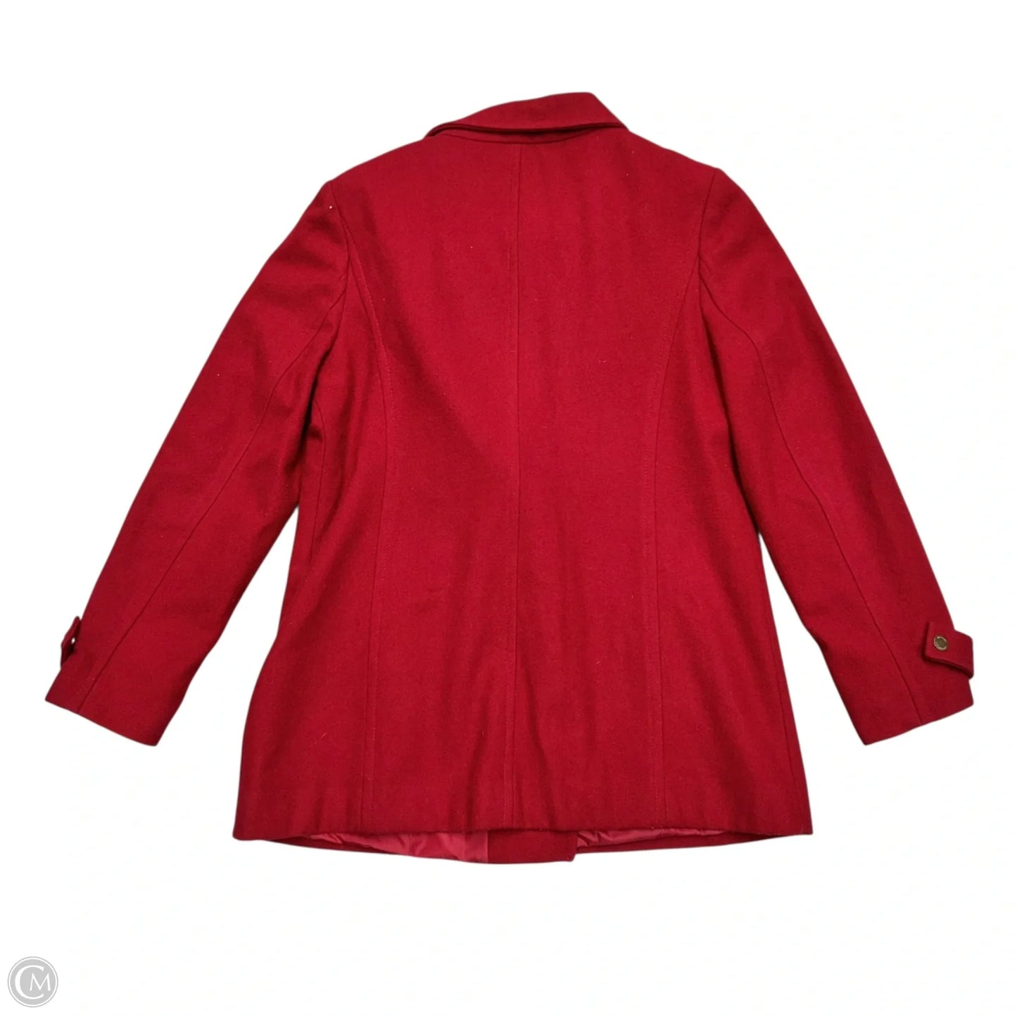 Coat Peacoat By Michael By Michael Kors In Red, Size: L