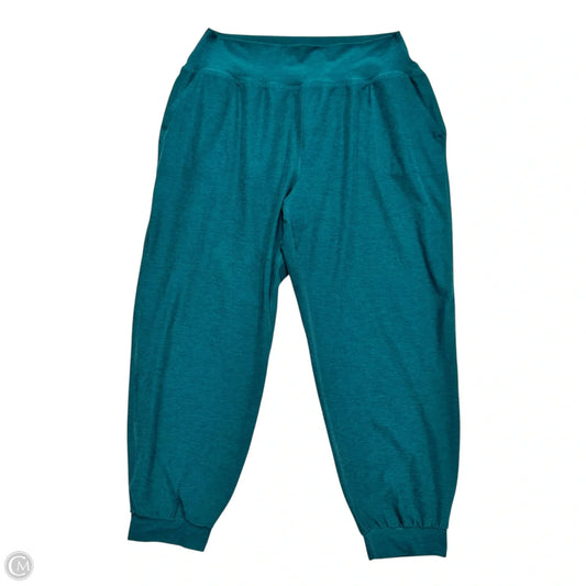 Athletic Pants By Beyond Yoga In Teal, Size: 2x