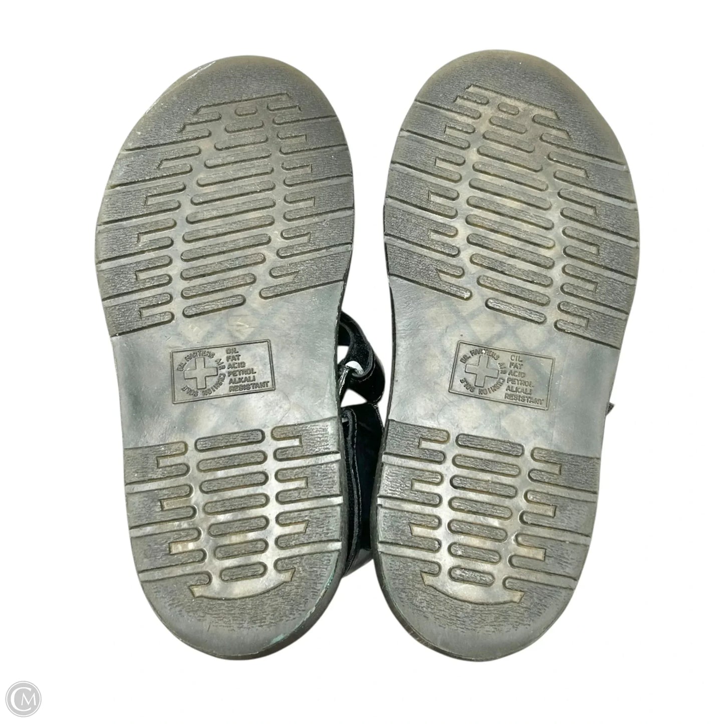 Sandals Heels Platform By Dr Martens In Black, Size: 9