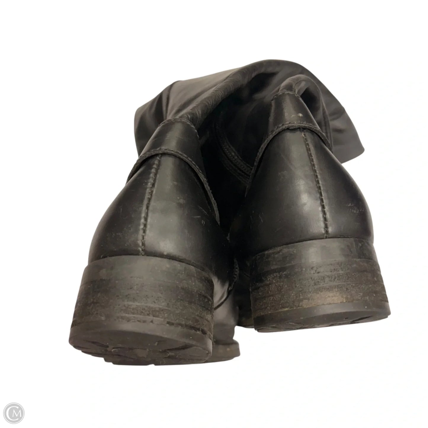 Boots Knee Heels By Born In Black, Size: 8.5