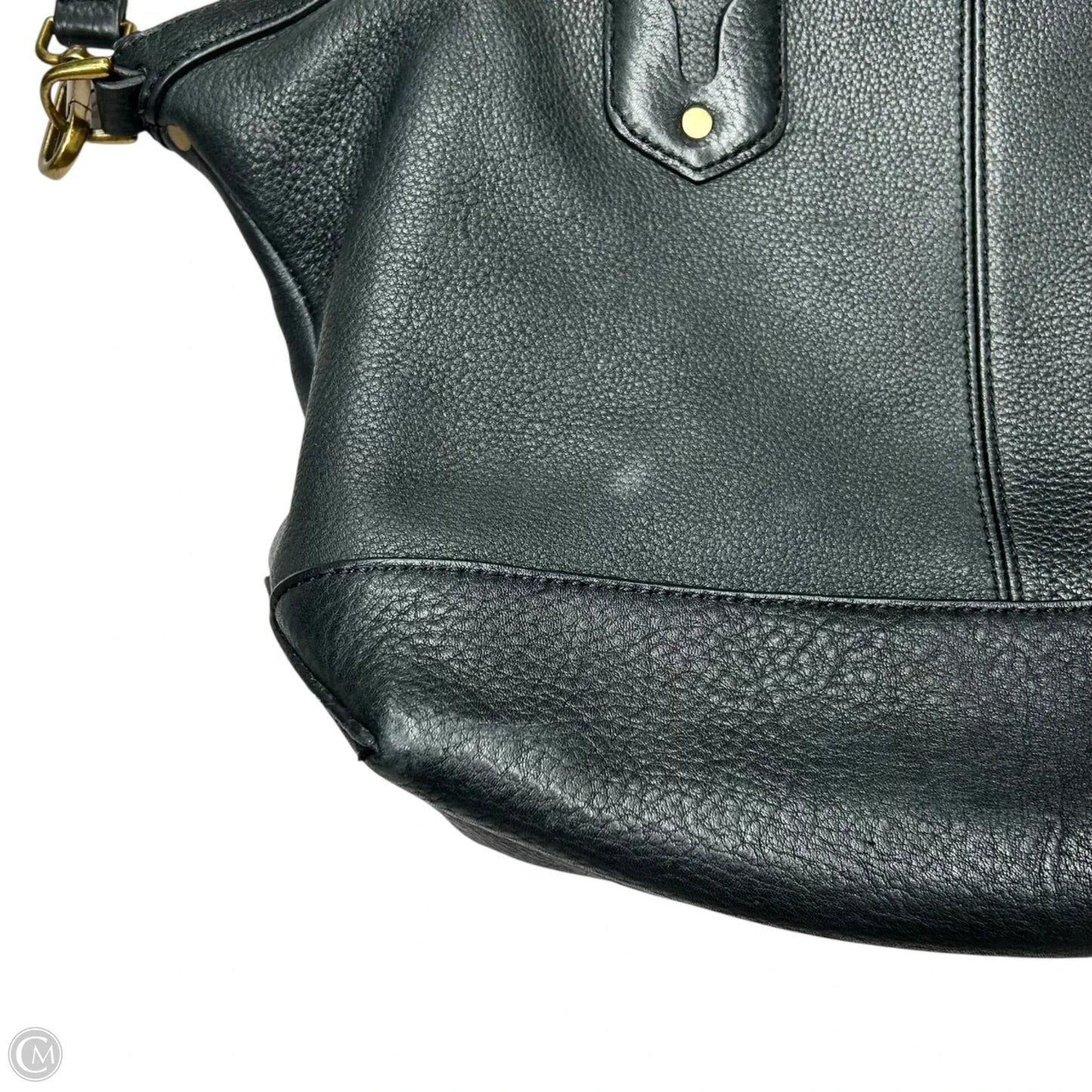 Handbag Leather By Madewell, Size: Large