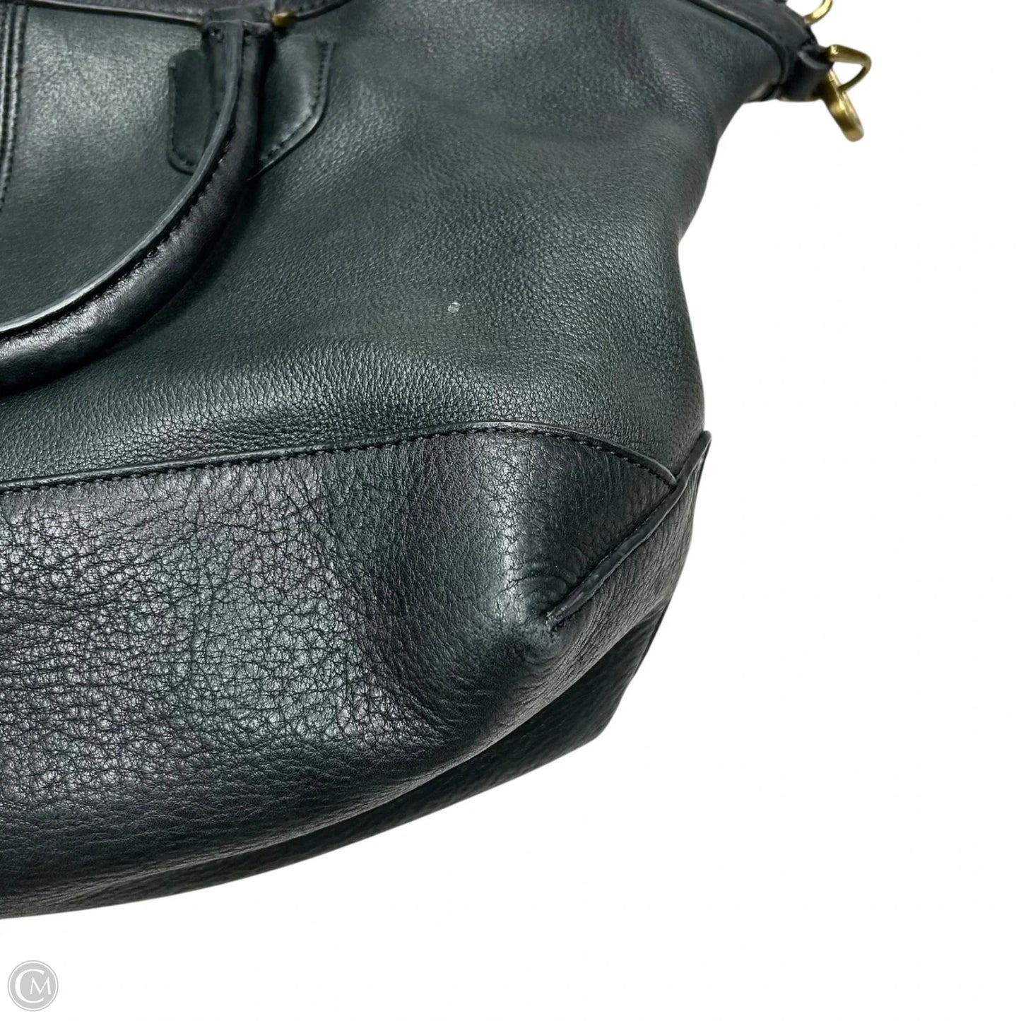 Handbag Leather By Madewell, Size: Large