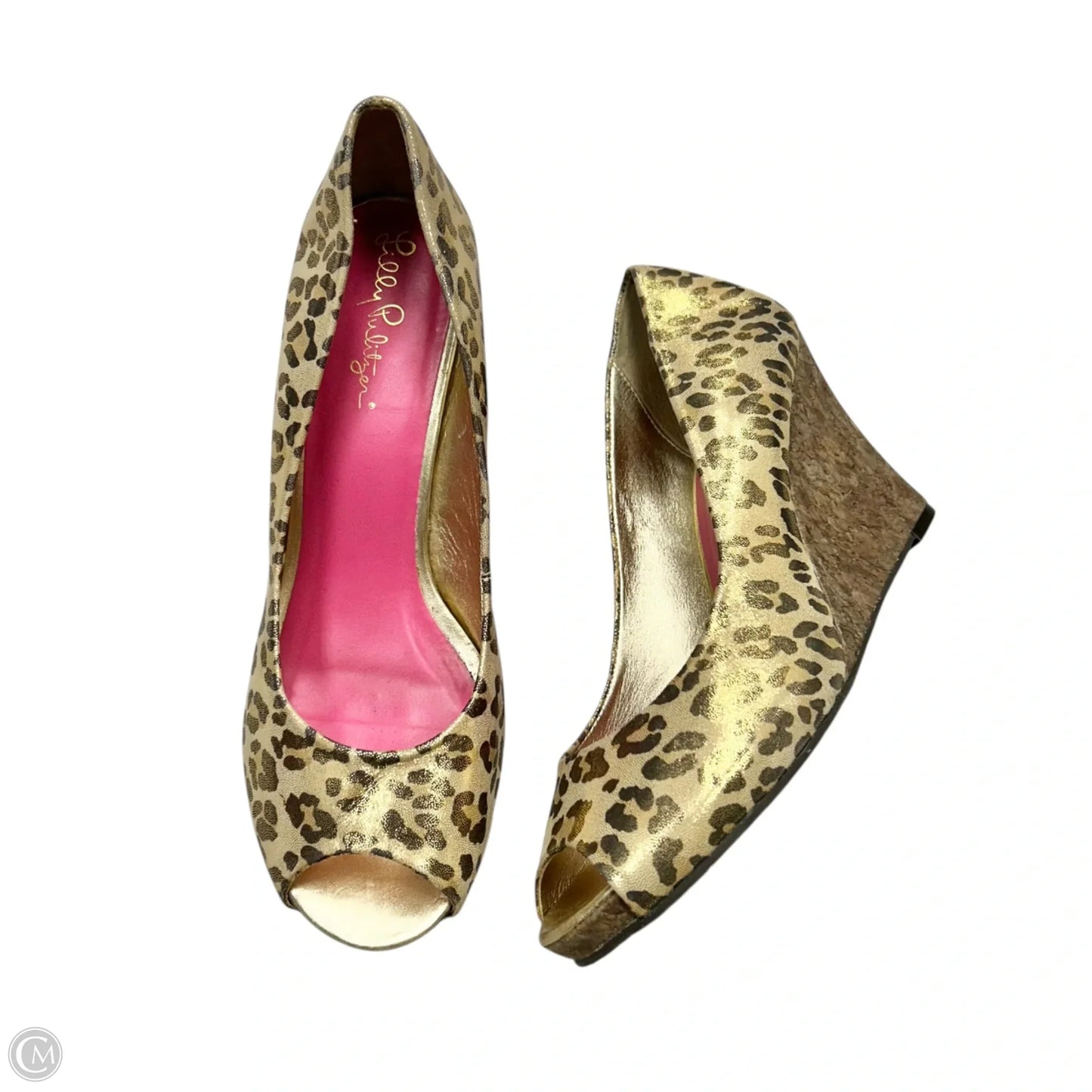 Shoes Designer By Lilly Pulitzer In Leopard Print, Size: 8