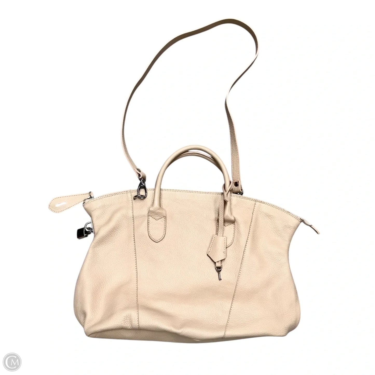 Handbag Leather By Alberta Dicanio, Size: Large