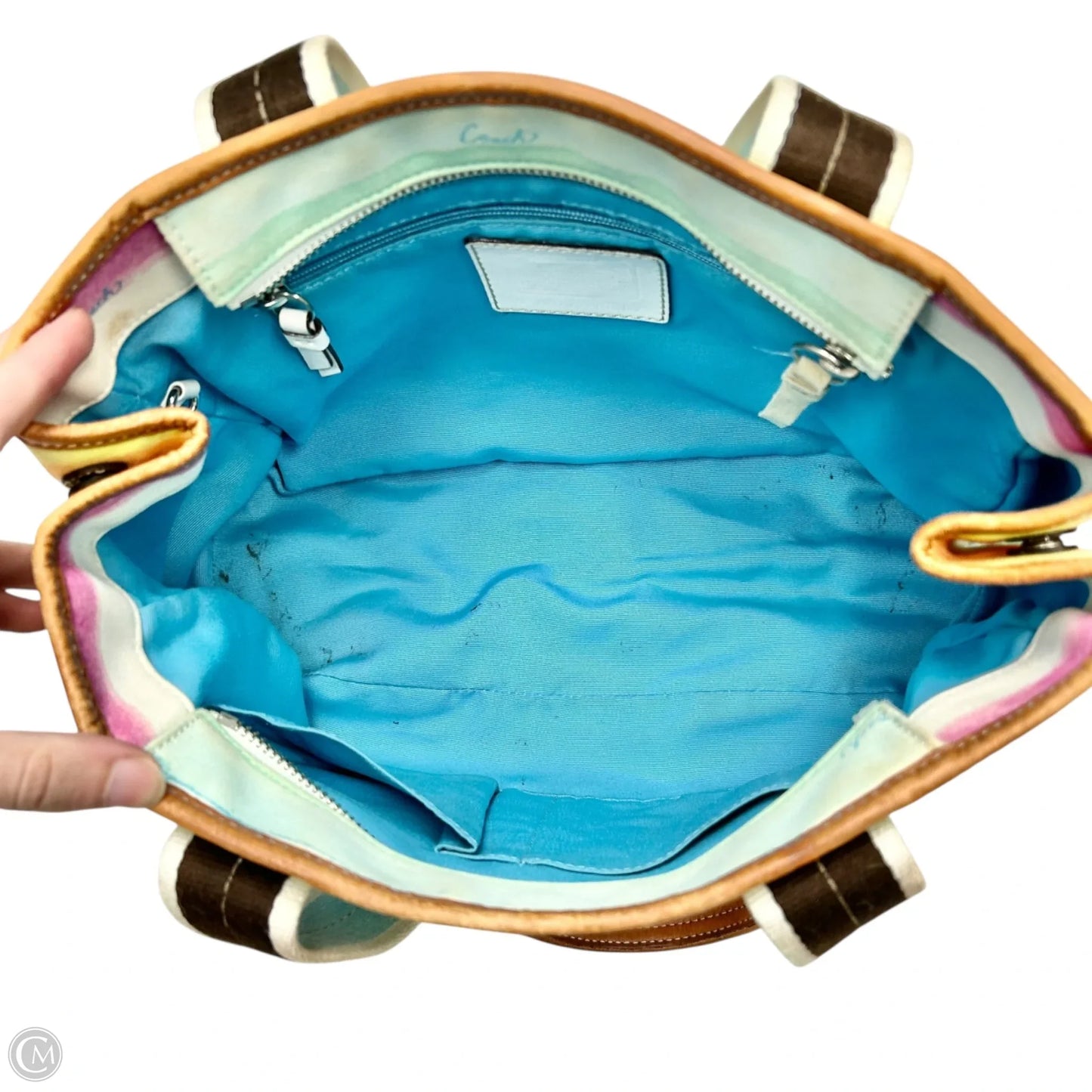 Handbag Designer By Coach, Size: Medium