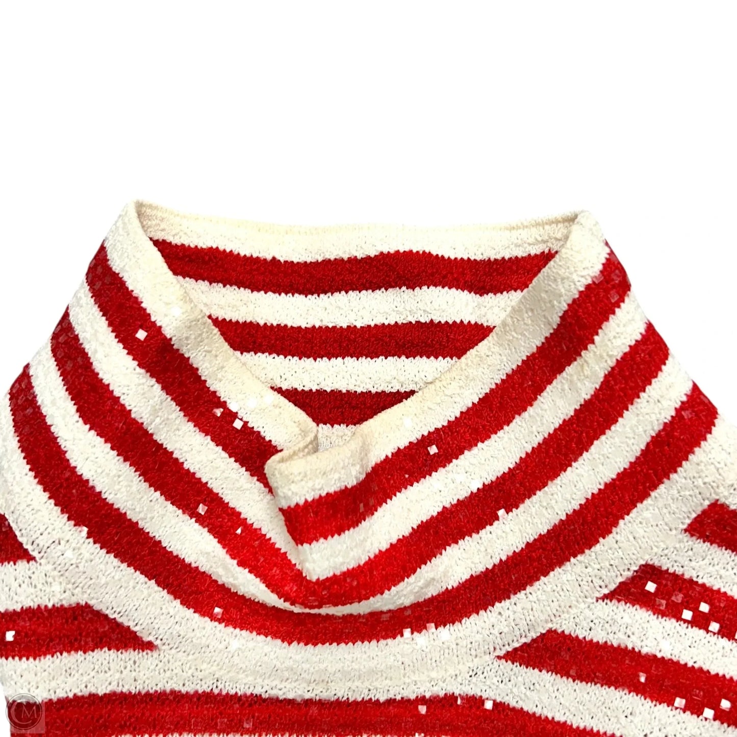 Top Sleeveless Luxury Designer By St John Collection In Red & White, Size: S
