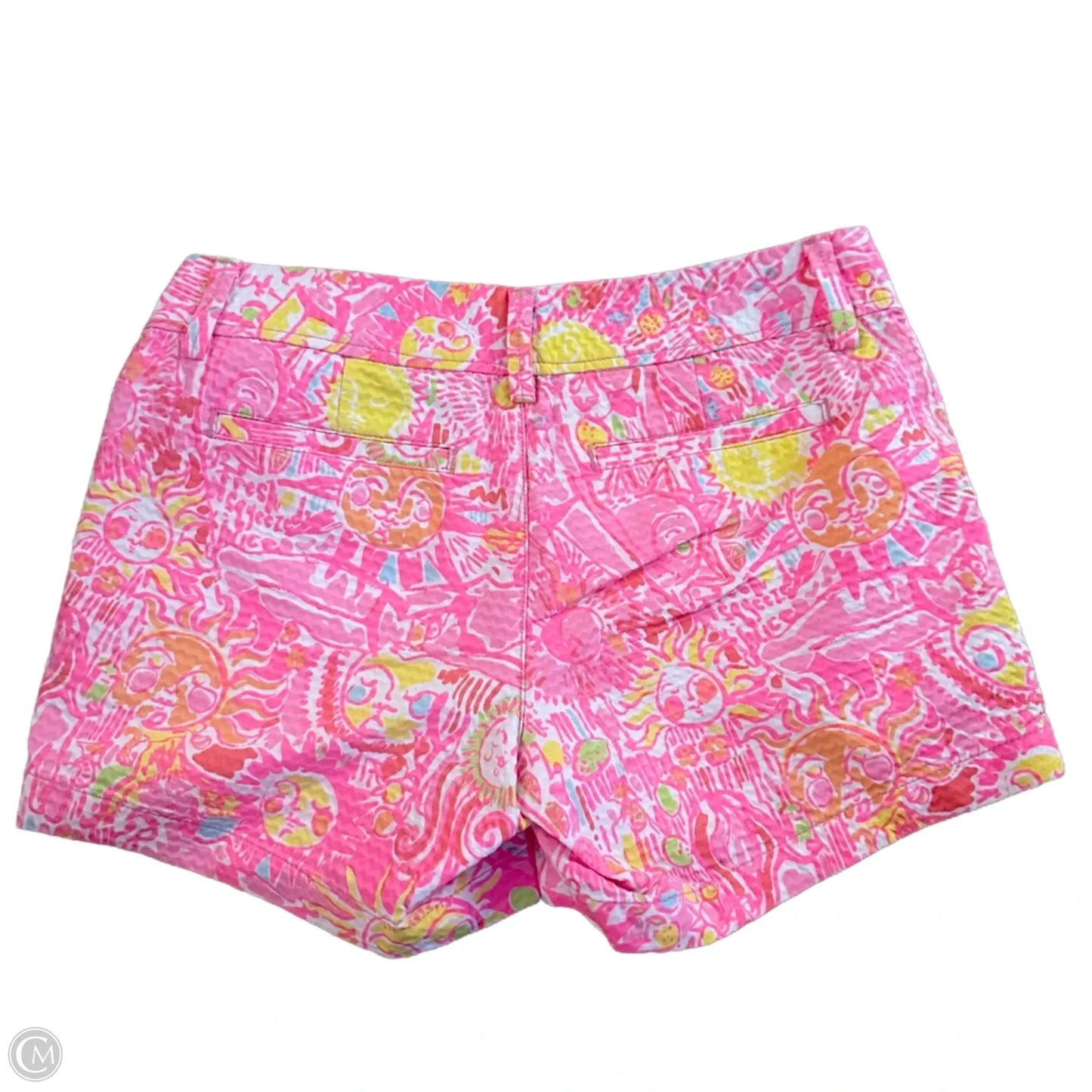 Shorts Designer By Lilly Pulitzer In Pink & White, Size: 2