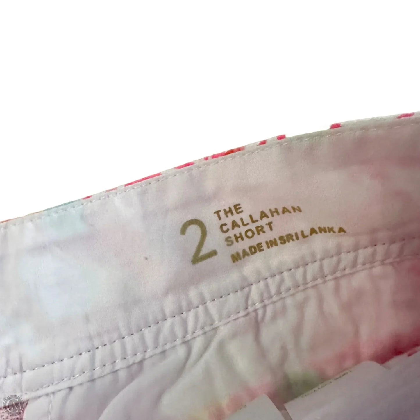 Shorts Designer By Lilly Pulitzer In Pink & White, Size: 2