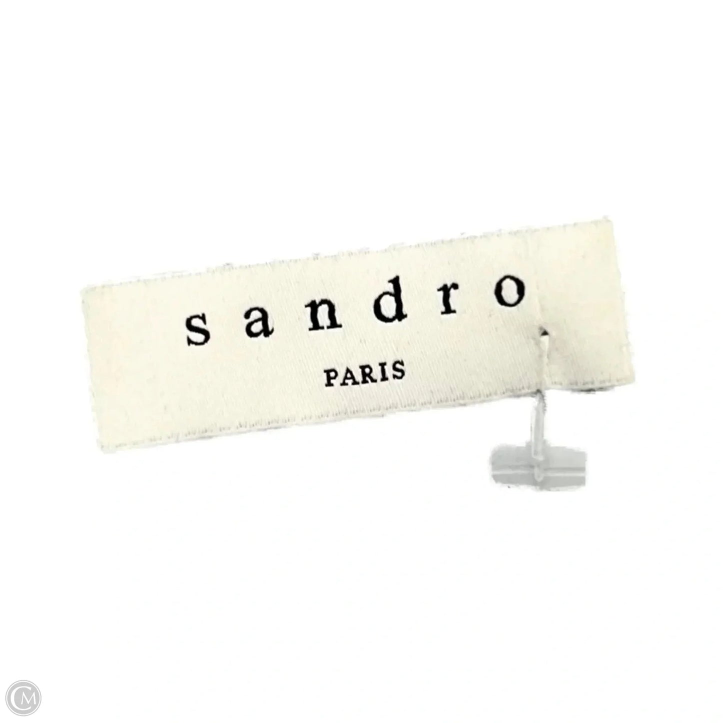 Dress Designer By Sandro In Blue & White, Size: S