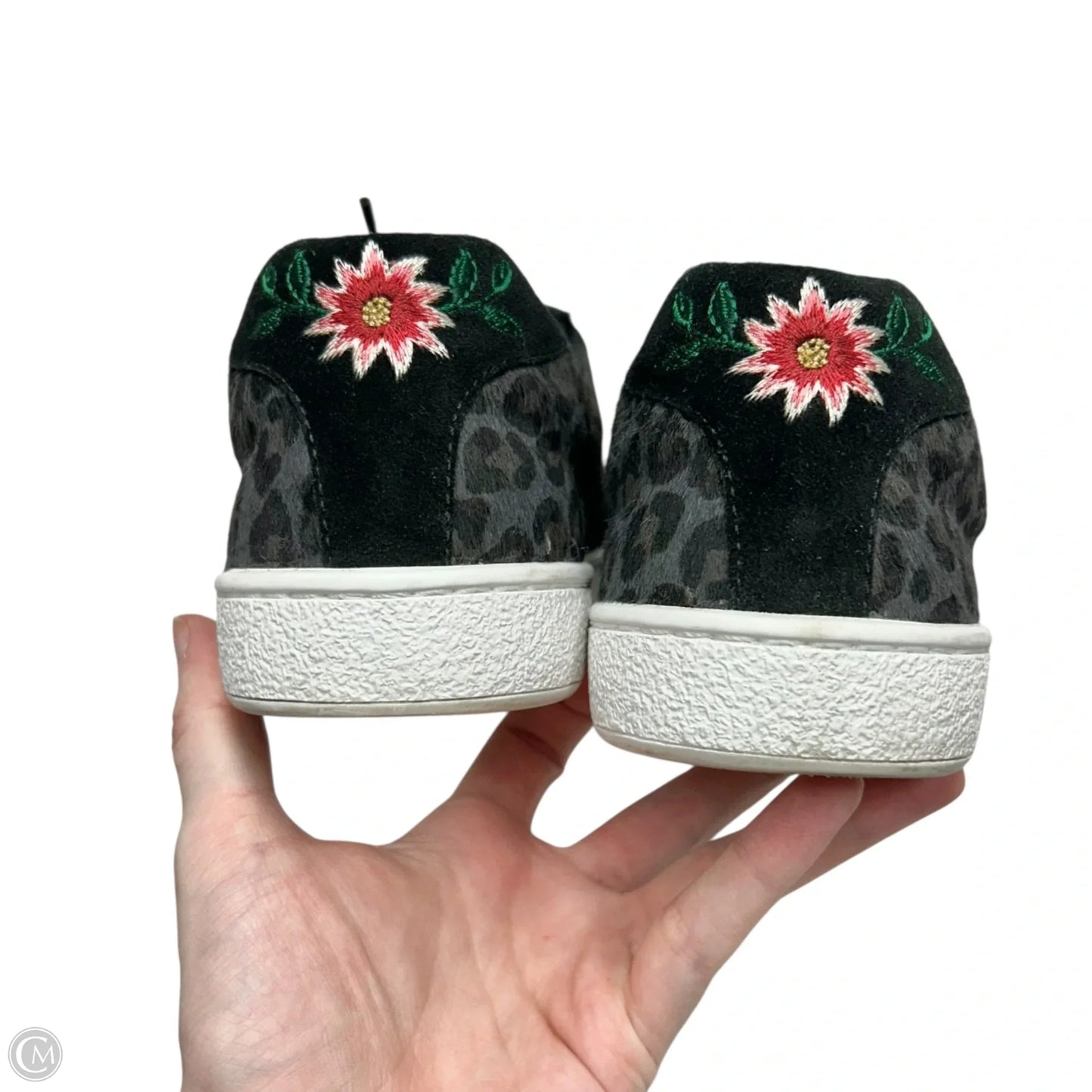 Shoes Sneakers By Johnny Was In Black & Red, Size: 7