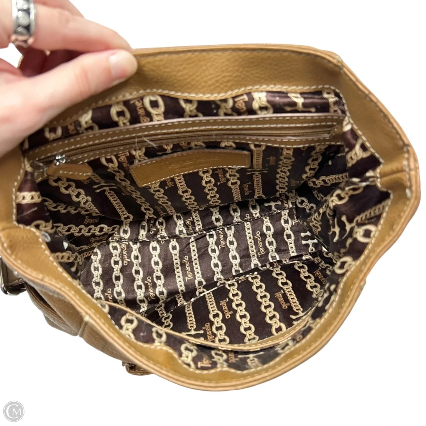 Backpack Leather By Tignanello  Purses, Size: Medium