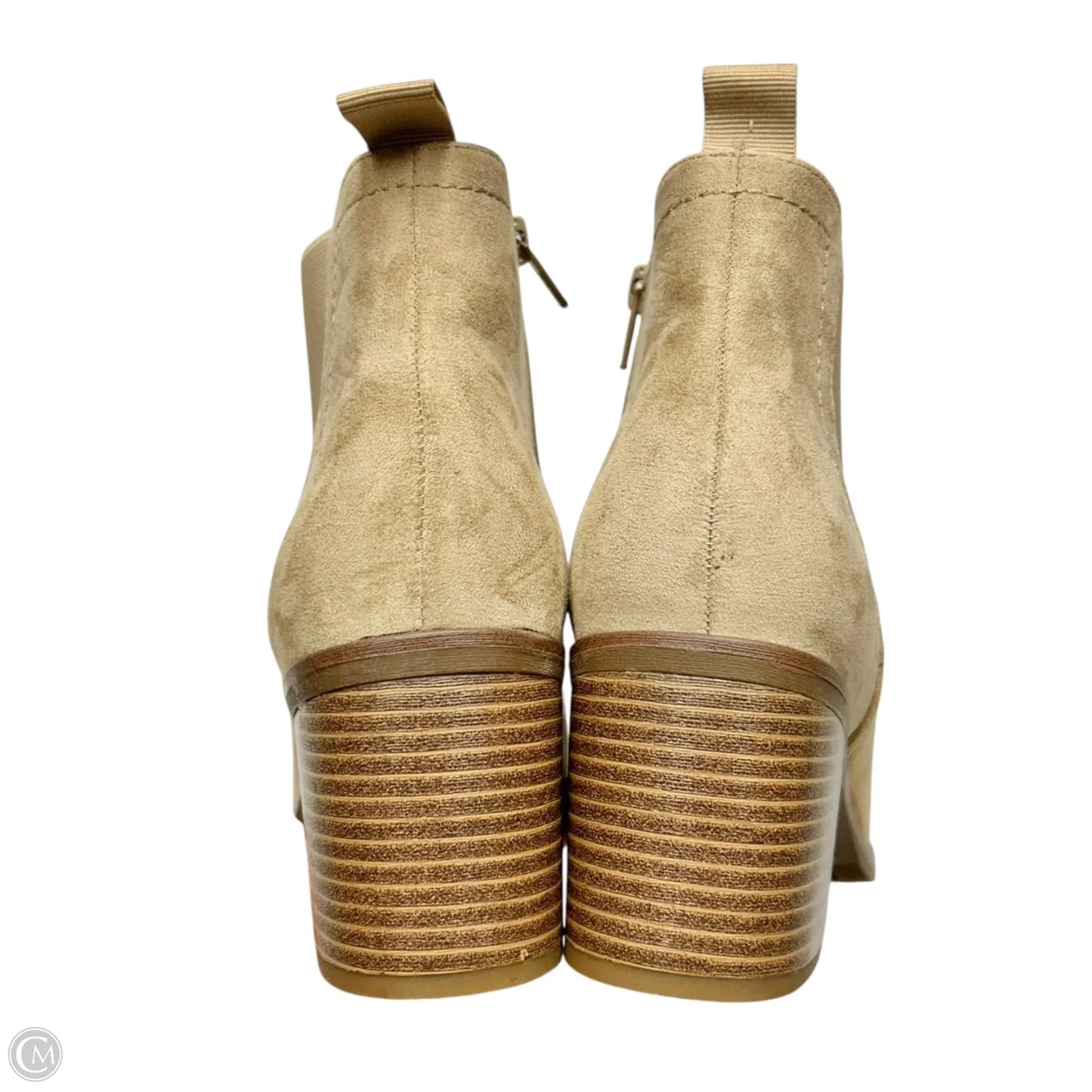 Boots Ankle Heels By Sonoma In Tan, Size: 8.5