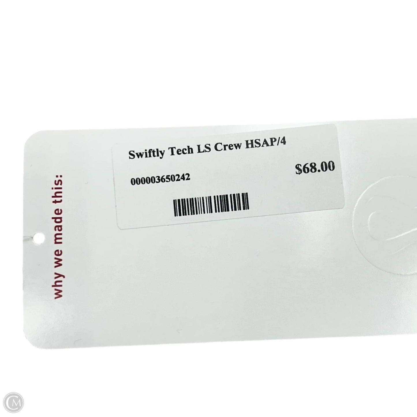 Athletic Top Long Sleeve Crewneck By Lululemon In Blue, Size: S