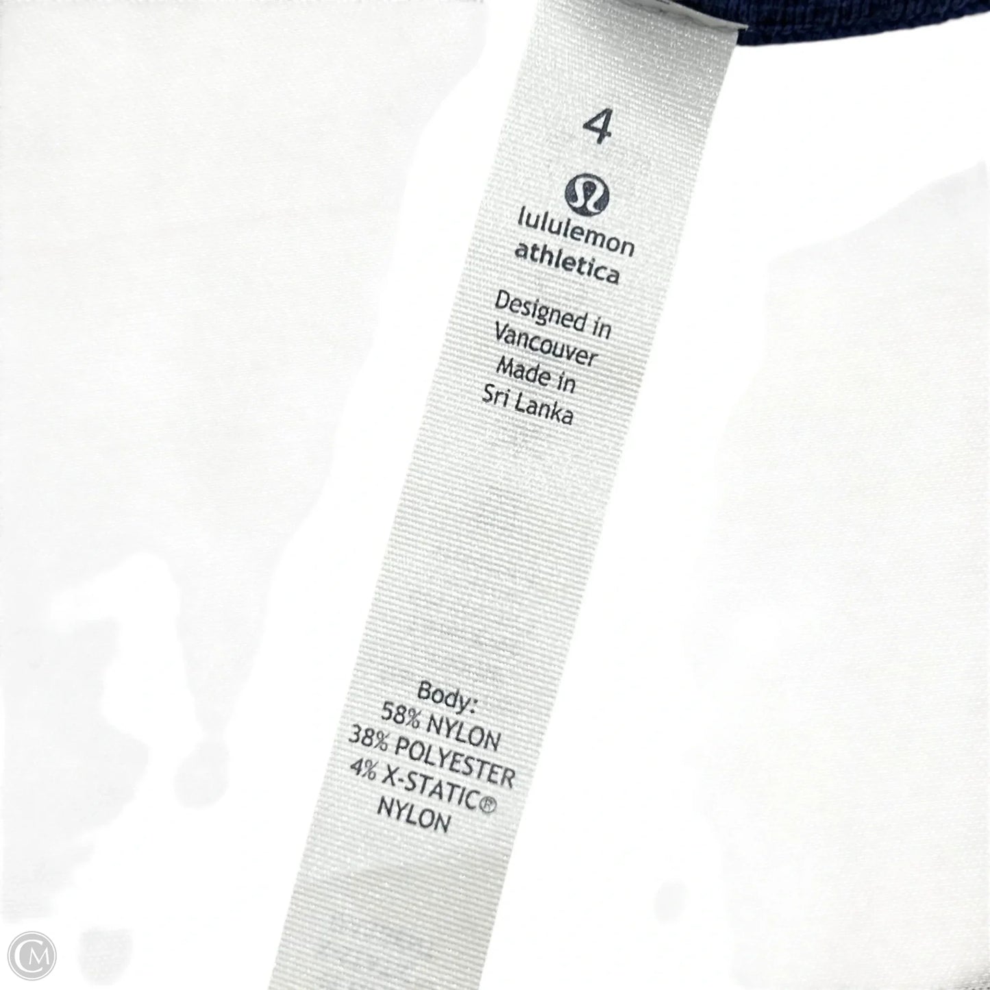 Athletic Top Long Sleeve Crewneck By Lululemon In Blue, Size: S