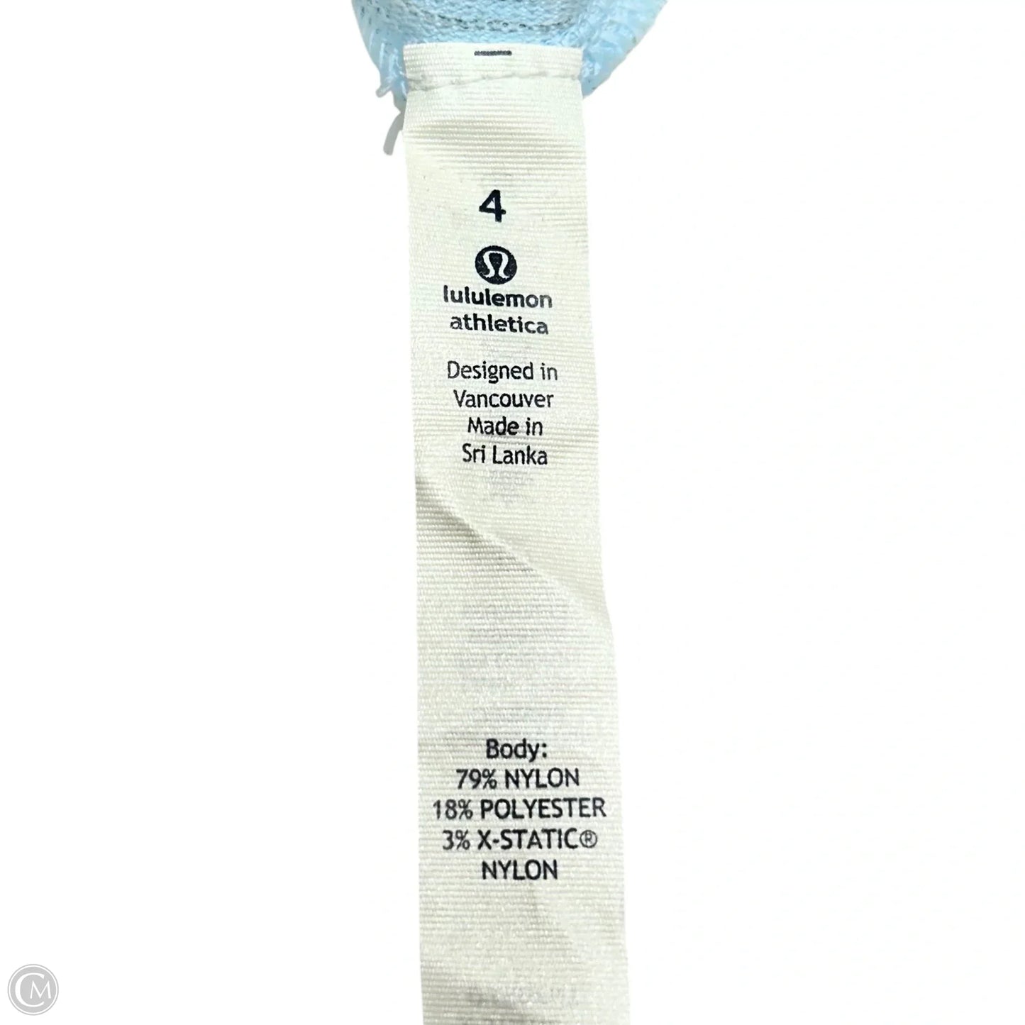 Athletic Top Long Sleeve Hoodie By Lululemon In Blue, Size: S